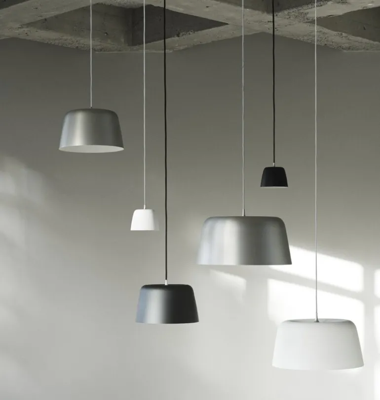 Normann Copenhagen Tub pendellampa, 44 cm, aluminium