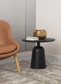 Normann Copenhagen Turn sidobord 55 cm, svart