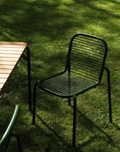 Normann Copenhagen Vig matbord, 90 x 200 cm, robiniaträ - mörkgrön