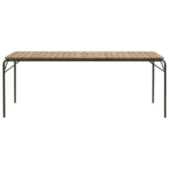 Normann Copenhagen Vig matbord, 90 x 200 cm, robiniaträ - mörkgrön