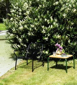 Normann Copenhagen Vig soffbord, 55 x 45 cm, robiniaträ - mörkgrön