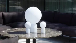 Normann Copenhagen Yo bärbar bordslampa, stor, vit