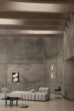 NORR11 Duke sidobord, 45 cm, jord svart