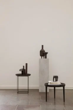 NORR11 Duke sidobord, 45 cm, jord svart