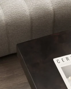 NORR11 Gear Square soffbord, 100 x 100 cm, earth