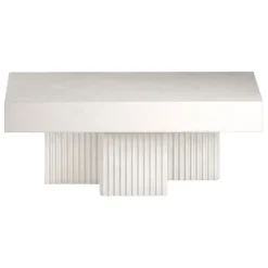 NORR11 Gear Square soffbord, 100 x 100 cm, krita