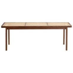 NORR11 Le Roi bänk, mörk rökt ask - rotting