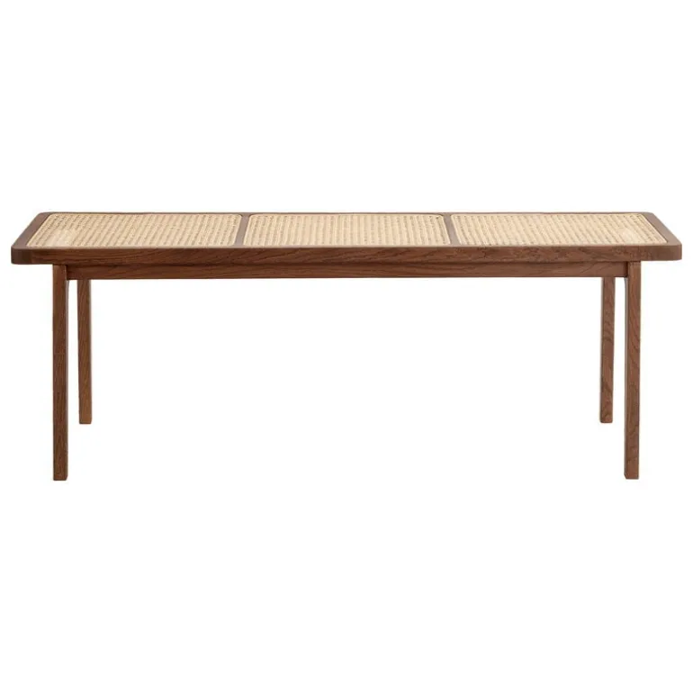 NORR11 Le Roi bänk, mörk rökt ask - rotting