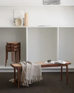 NORR11 Le Roi sidobord, mörk rökt ask - rotting