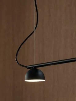 Northern Blush rail 3 pendel, matt svart