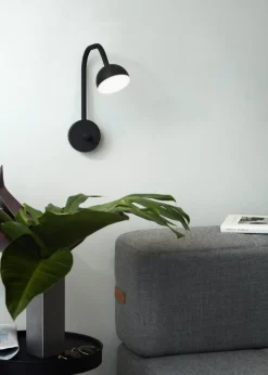 Northern Blush vägglampa, matt svart