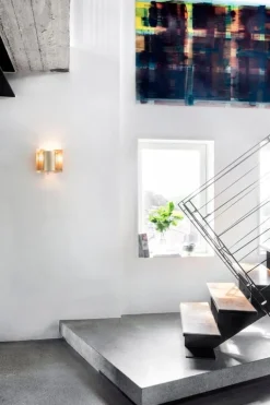 Northern Butterfly vägglampa, mässing