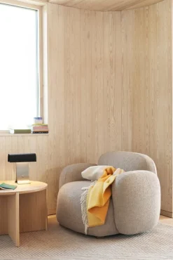 Northern Echo pläd, 130 x 170 cm, gul