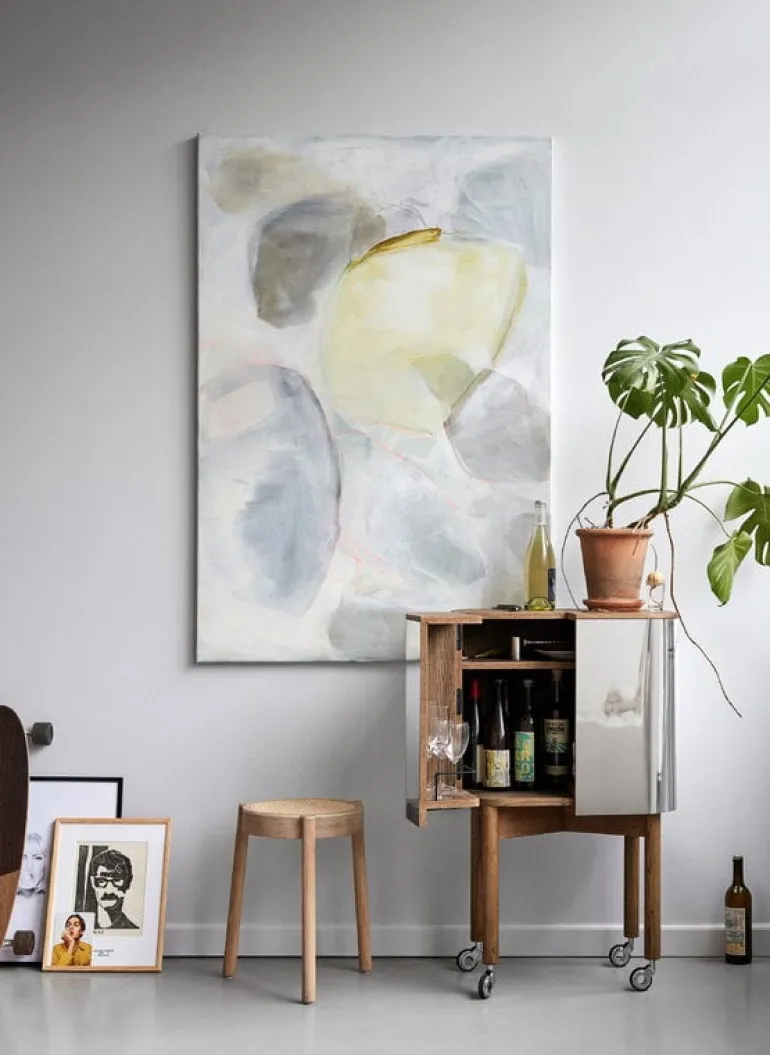 Northern Loud bar skåp, rökt ek - aluminium