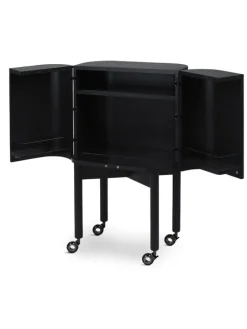 Northern Loud barskåp, svart ek