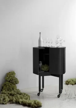 Northern Loud barskåp, svart ek