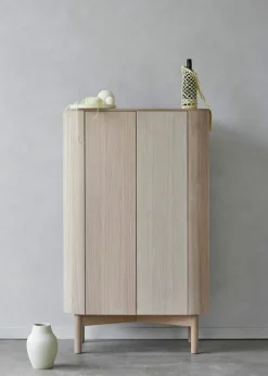 Northern Loud skåp, hög, ljus ek