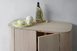 Northern Loud skåp, hög, ljus ek