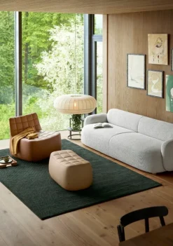 Northern Tradition pendellampa, stor, oval, vit