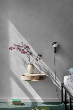 Northern Valet vägghängd låda, liten, ljus ek