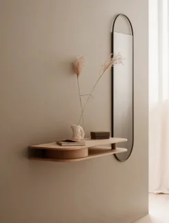 Northern Valet väggkonsol, ljus ek