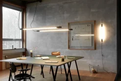 NUAD Radent vägglampa 70 cm, svart