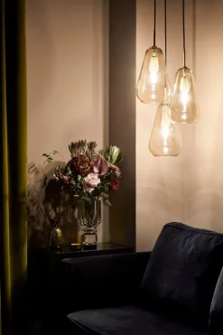 Nuura Anoli 3 pendellampa, guld