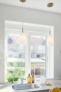 Nuura Anoli 1 pendellampa, liten, opal