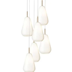 Nuura Anoli 6 pendellampa, opal