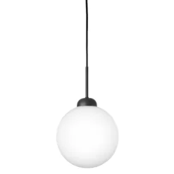 Nuura Apiales 1 pendellampa, stor, satin black - opalvit