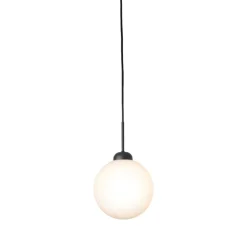 Nuura Apiales 1 pendellampa, stor, satin black - opalvit