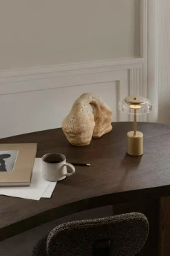 Nuura Blossi Mini bärbar bordslampa, nordisk guld - klar