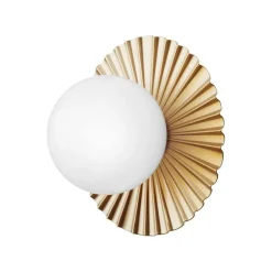 Nuura Liila Muuse vägg-/taklampa, liten, Nordic gold - opal