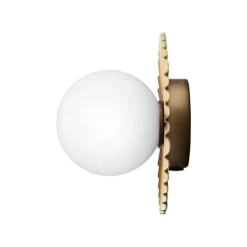 Nuura Liila Muuse vägg-/taklampa, liten, Nordic gold - opal