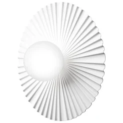 Nuura Liila Muuse vägg-/taklampa, medium, vit - opal