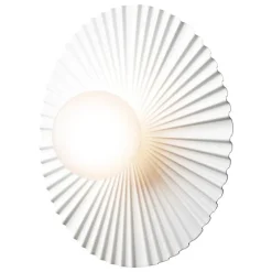 Nuura Liila Muuse vägg-/taklampa, medium, vit - opal