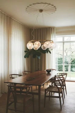 Nuura Miira 8 Circular pendellampa, mässing - ofärgad