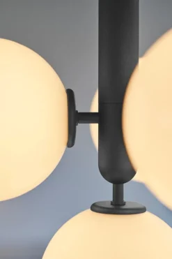 Nuura Miira 4 pendellampa, klippgrå - opal