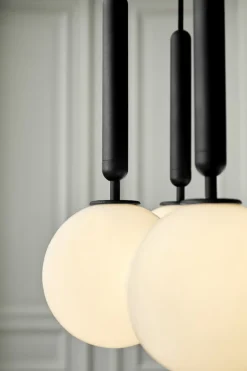 Nuura Miira 6 pendellampa, klippgrå - opal