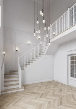 Nuura Miira 13 pendellampa, klippgrå - klar