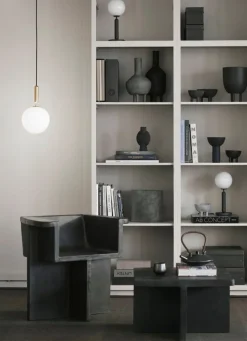 Nuura Miira 1 stor pendellampa, mässing - opal