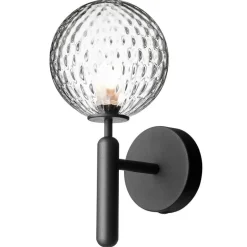 Nuura Miira vägglampa, klippgrå - klar