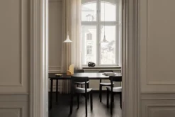 Nuura Petalii 1 pendel, liten, vit - polerad mässing