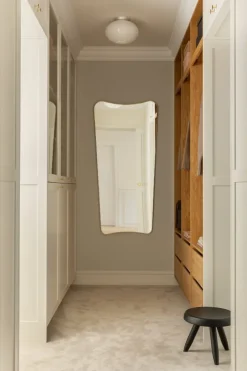 Nuura Rizzatto 301 taklampa, satinsilver - opalvit