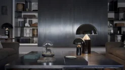 Oluce Atollo 233 bordslampa, svart