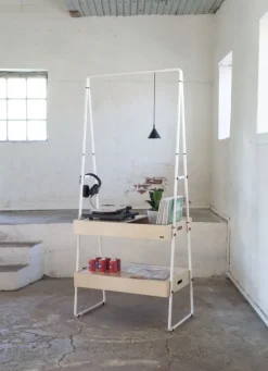 OOJA displays T001 disk, björk - vit