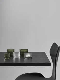 Orrefors Magica värmeljuslykta superellipse, 50 mm, grå