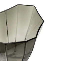 Orrefors Reed vas, 500 mm, clear smokey green