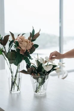 Orrefors Reed vas, 300 mm, klar