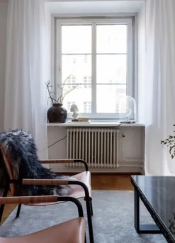 OX Denmarq September stol, cognacsfärgat läder